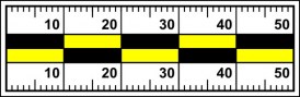 Měřítko 5 x 1,5 cm ŽČM15